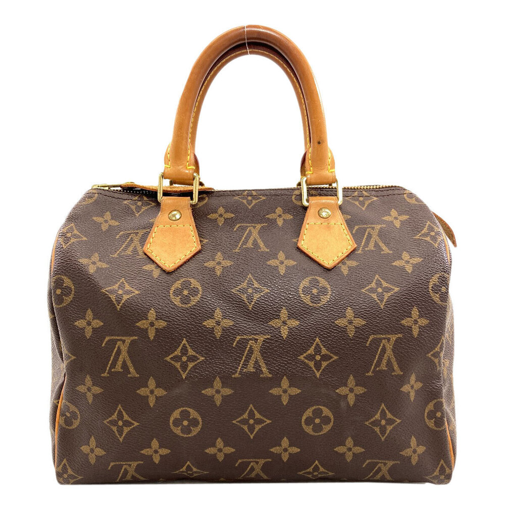 Louis Vuitton Speedy Top Handle Bag Monogram Canvas Brown